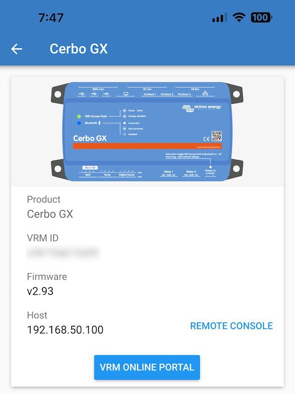 Victron Energy - Cerbo GX